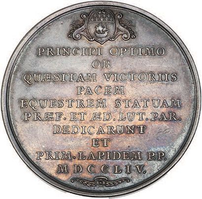 null 2 médailles :
- 1749. Jolyot de Crébillon. Argent. 44 mm (J. J. Roëttiers).
-...