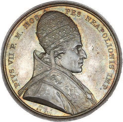 1805 Le Pape Pie VII. Visite de la Monnaie...