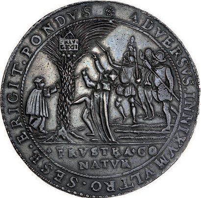 null 1592 - Netherlands
Peace negotiations with Spain (Embassy of Baron de Reydt).
Silver....