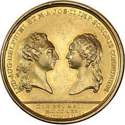 null 1770 (16 mai)
Mariage du Dauphin Louis et de Marie Antoinette d'Autriche. Buste...