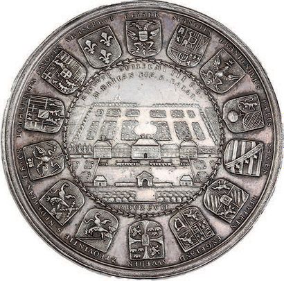 null 1697 (20 septembre) - Pays-Bas
Paix de Ryswick.
Argent. 49 mm. 45,30 g (A. Rondeaux).
Van...