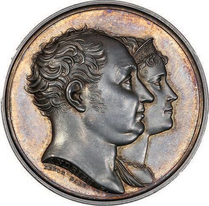 null 1810
Le Roi et la Reine de Bavière visitent la Monnaie des médailles.
Argent....