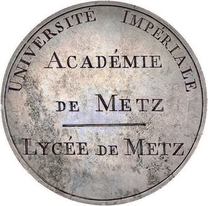 null 2 médailles :
- 1811. Lycée de Metz. Université impériale. Attribuée. Argent....