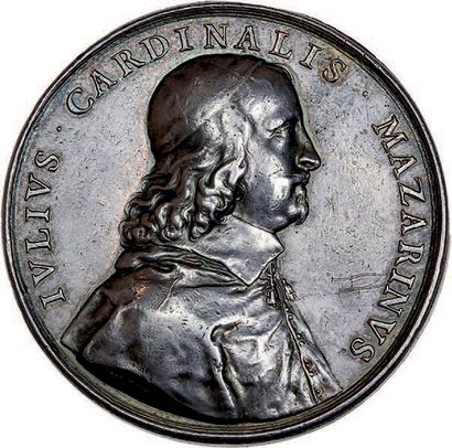 null 1630 - France
Cardinal Jules Mazarin. Battle of Casale.
Silver. 50 mm. 41.52...