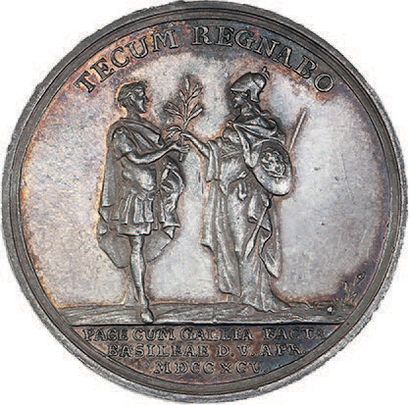 1795 (5 avril) Paix de Bâle. Argent. 34 mm....