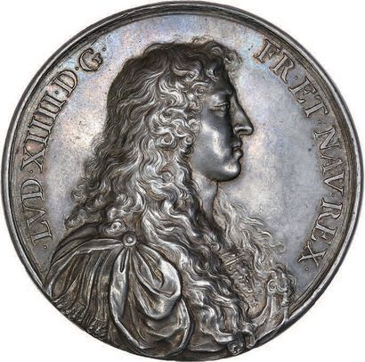 null 1663 - France
Renewed alliance with the Swiss.
Silver. 55 mm. 71,98 g (J. Warin).
Maz...