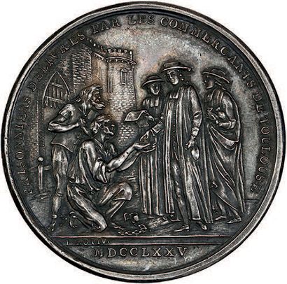 null 2 médailles :
- 1775. Les Prisonniers délivrés par les Commerçants de Toulouse....
