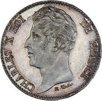1827 (8 septembre) Module de 5 francs. Charles...