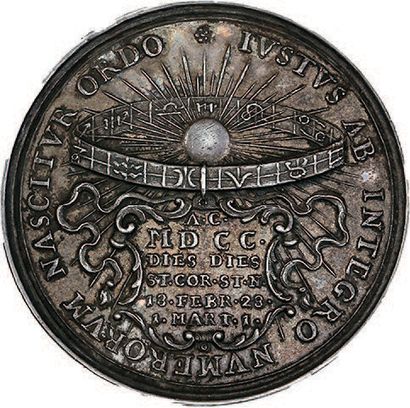 null 1700 - Netherlands
For Peace.
Silver. 40 mm. 22,34 g.
Van Loon IV, p. 291/1...
