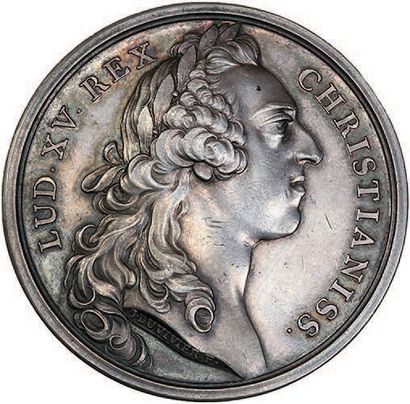 2 médailles : - 1749. Jolyot de Crébillon....