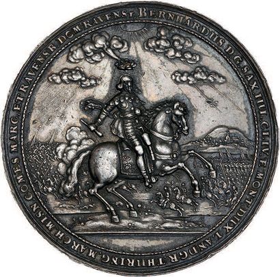 null 1639 - Saint-Empire
Prise de Brisach par Bernard de Saxe (1638).
Argent. 59...