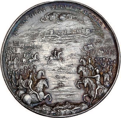 null 1630 - France
Cardinal Jules Mazarin. Bataille de Casale.
Argent. 50 mm. 41,52...