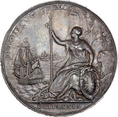 null 1667 (July 31) - England
Charles II. The Peace of Breda.
Silver. 56 mm. 77,55...