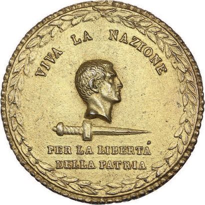 null 5 médailles :
- 1796. Bonaparte, Général en chef de l'Armée d'Italie. Argent....