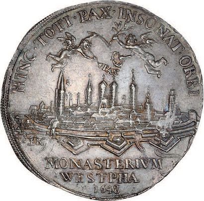 null 
1648 (October 24) - Holy Roman Empire

Peace of Westphalia.

Silver. 52 mm....