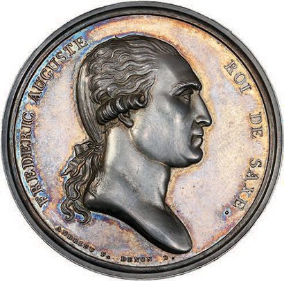 1809 Le Roi de Saxe visite la Monnaie des...