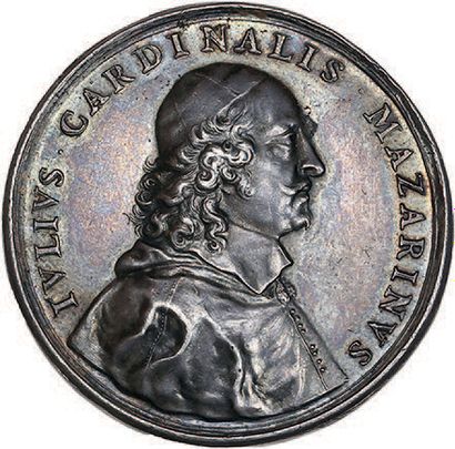 null 1660 - France
Cardinal J. Mazarin.
Argent. 36 mm. 18,47 g.
Van Loon II, p. ...