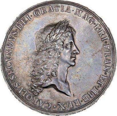 null 1667 (31 juillet) - Angleterre
Charles II. La Paix de Breda.
Argent. 56 mm....