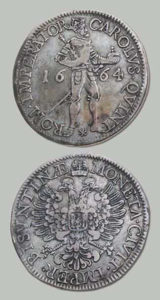 FRANCHE-COMTÉ, Besançon Écu en argent au type de Charles Quint, 1664. Joint 5 Monnaies...