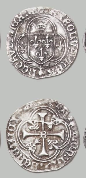 null CHARLES VIII (1483-1498) Blanc de bretagne, douzain delphinal, karolus et karolus...