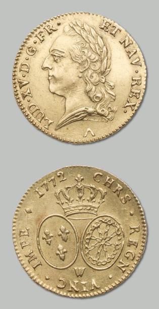 null Double-louis d'or à la vielle tête. 1772, Lille. D. 1645. Recherché. Pr. su...