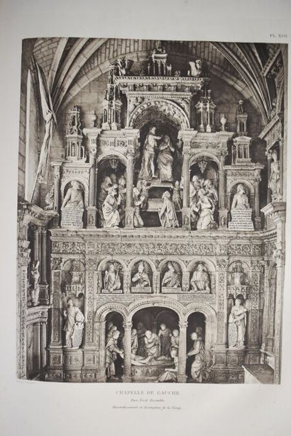 null DE LA TREMBLAYE. Solesmes. Les sculptures de l'église Abbatiale 1496-1553. Saint...