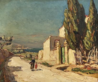 null Joseph HURARD (1887-1956)

"Paysage du Sud de la France, Martigues"

Huile sur...