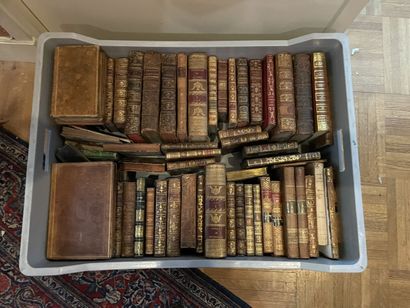 null ** Lot of bound books including series of Bernardin de St Pierre

(three ha...