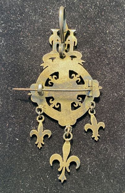 null Croix des partisans du comte de Chambord, type en forme de croix grecque en...