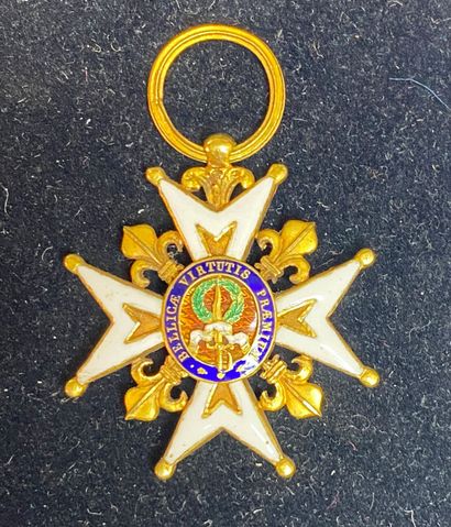 null Order of St. Louis - Restoration, knight's cross slightly reduced in gold and...