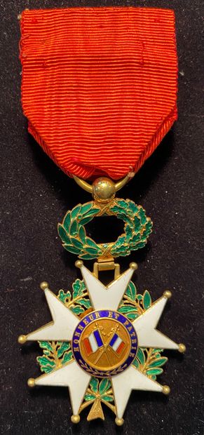 null Ordre de la Légion d'honneur - IIIe République, étoile d'officier en or et émail,...