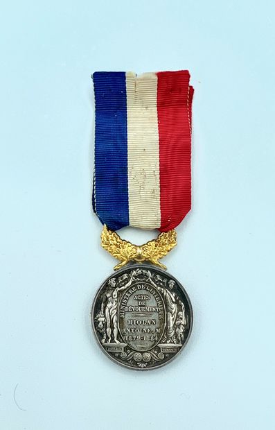 null Ministère de l'Intérieur, IIIe République, médaille d'honneur de 1re classe...