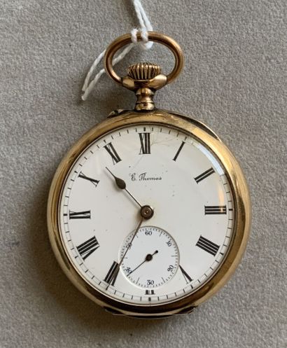 Pocket watch with winding up to the pendant...