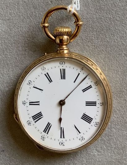 Pocket watch with winding up to the pendant...