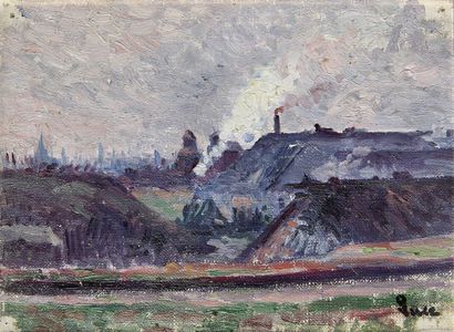 null Maximilien LUCE (1858 - 1941)
Charleroi, The Terrils
Oil on canvas, bears the...