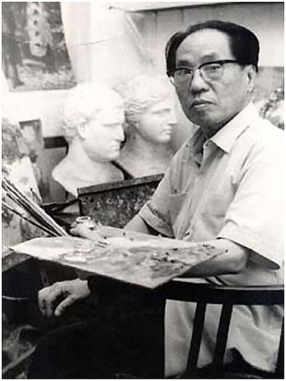 null LIAO CHI-CHUN (1902-1976)
Paysage près de Taipei, 1961
Huile sur toile, signée...