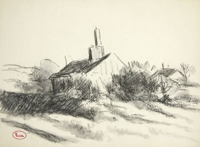 null Maximilien LUCE (1858 - 1941)
Maison en Bretagne
Maisons dans les hauts de Rolleboise
Entrée...