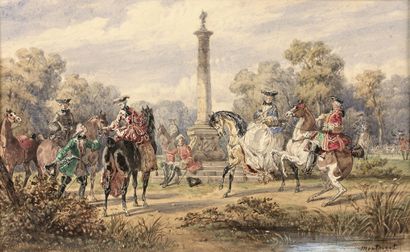 null NOT COMING 

Henry d'AINECY, Count of Montpezat (1817-1859)

The hunting meeting...