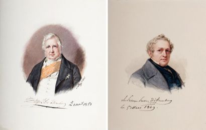 Samuel Friedrich DIEZ (Neuhaus, 1803-Meningen, 1873) Herzog prosper ludwig von arenberg...