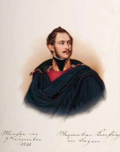 Eduard de RON (Stockholm, 1811-Amberg, 1858) Kronprinz Maximilian Joseph von Bayern...