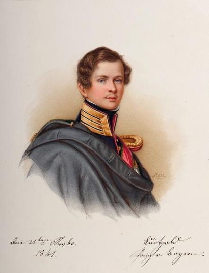 Eduard de RON (Stockholm, 1811-Amberg, 1858) Prinz Luitpold Karl Joseph von Bayern...