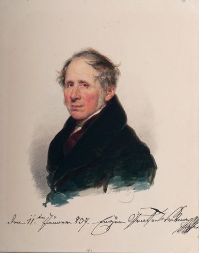 Moritz Michael DAFFINGER (Vienne, 1790-1849) Graf Eugen von Wrbna und Freudenthal...
