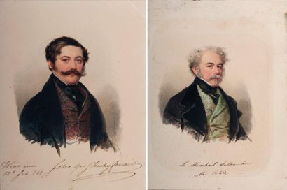 Moritz Michael DAFFINGER (Vienne, 1790-1849) Graf Felix Zichy-Ferraris; le marquis...