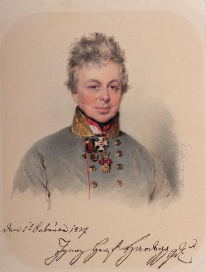 Emanuel Thomas PETER (Vienne, 1799-1873) Graf Ignaz von Hardegg-Glatz und im Machland...