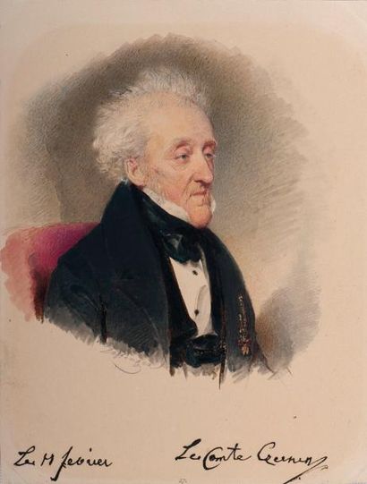 Moritz Michael DAFFINGER (Vienne, 1790-1849) Graf Johann Rudolf Czernin von Chudenitz...