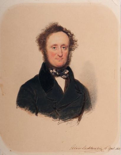 Moritz Michael DAFFINGER (Vienne, 1790-1849) Fürst Alois ii. Joseph von und zu liechtenstein...