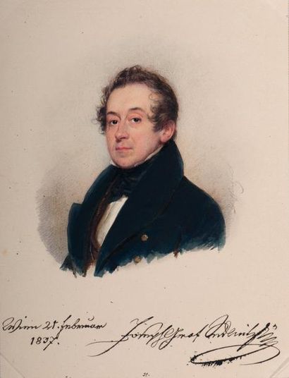 Moritz Michael DAFFINGER (Vienne, 1790-1849) Graf Joseph sedlnitzky Comte Joseph...