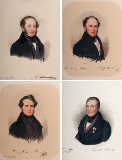 Moritz Michael DAFFINGER (Vienne, 1790-1849) Graf Kasimir lanckoronski-brzezie; Graf...