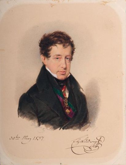 Moritz Michael DAFFINGER (Vienne, 1790-1849) Erzherzog ludwig von Österreich (1784-1864)...
