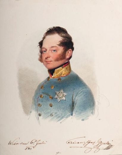 Moritz Michael DAFFINGER (Vienne, 1790-1849) Graf Franz Gyulai von Maros-nèmeth und...